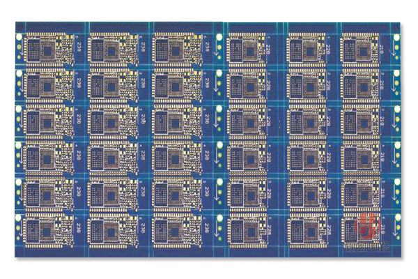 雙面藍(lán)油無鉛噴錫藍(lán)牙pcb線路板廠